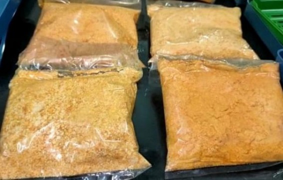 Brown Sugar worth Rs. 5 Lakhs seized by Amtali PS, 1 Arrested Brown Sugar worth Rs. 5 Lakhs seized by Amtali PS, 1 Arrested